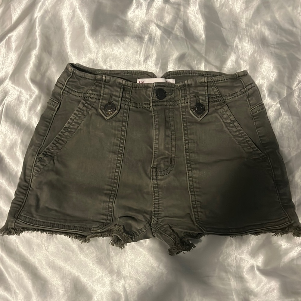 So High-Rise Utility Shorts